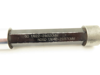 R&K Tool Plug Guage Go Nogo 25.4mm 29.52mm 30.15mm 31.687mm 34.938mm Lot of 5