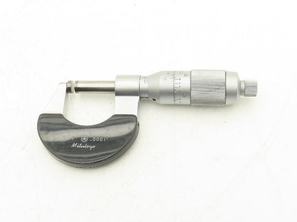 Mitutoyo 106-102 Outside Micrometer 0-1" Range .0001" Non-Rotating Spindle