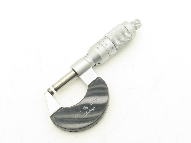 Mitutoyo 106-102 Outside Micrometer 0-1" Range .0001" Non-Rotating Spindle