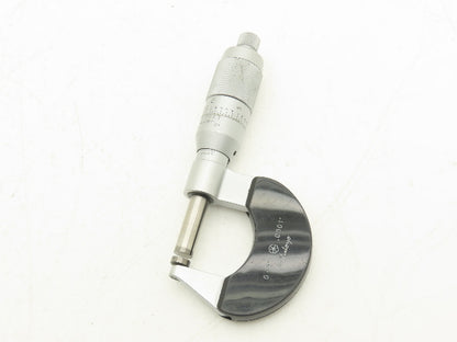 Mitutoyo 106-102 Outside Micrometer 0-1" Range .0001" Non-Rotating Spindle