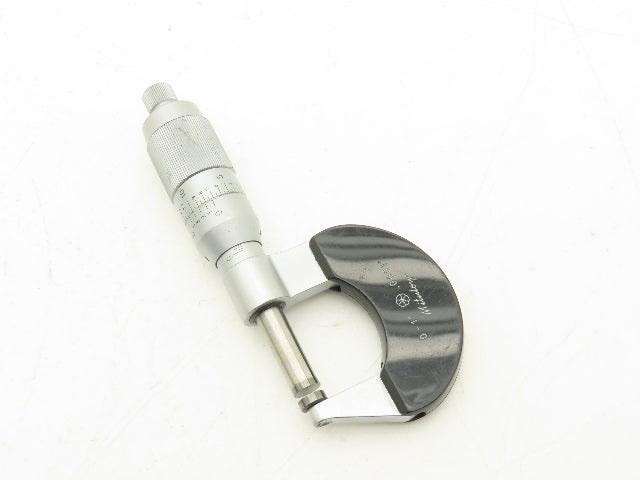 Mitutoyo 106-102 Outside Micrometer 0-1" Range .0001" Non-Rotating Spindle