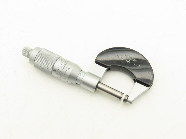 Mitutoyo 106-102 Outside Micrometer 0-1" Range .0001" Non-Rotating Spindle