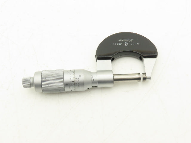 Mitutoyo 106-102 Outside Micrometer 0-1" Range .0001" Non-Rotating Spindle