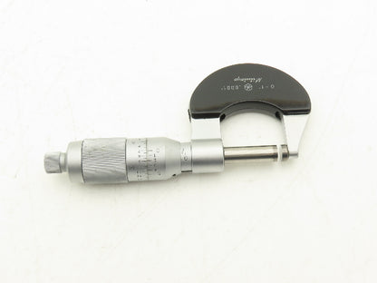 Mitutoyo 106-102 Outside Micrometer 0-1" Range .0001" Non-Rotating Spindle