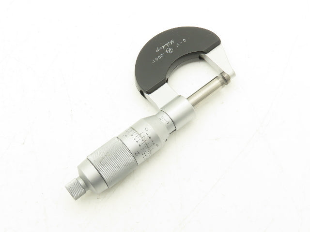 Mitutoyo 106-102 Outside Micrometer 0-1" Range .0001" Non-Rotating Spindle