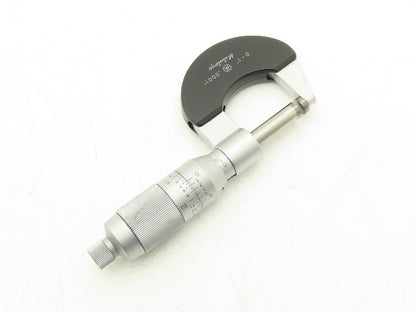 Mitutoyo 106-102 Outside Micrometer 0-1" Range .0001" Non-Rotating Spindle