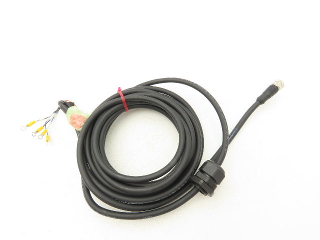 Keyence OP-88811 OP Power Cable M12  12 Pin 12 Conductor Connector 5m Long
