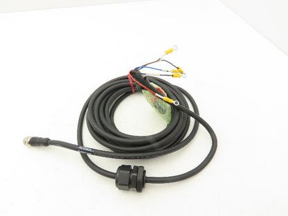 Keyence OP-88811 OP Power Cable M12  12 Pin 12 Conductor Connector 5m Long