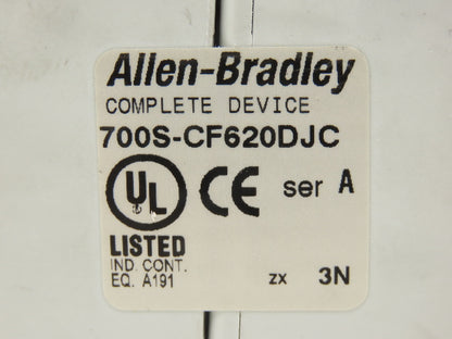 Allen Bradley 700S-CF620DJC Industrial Control Contactor Safety Relay Lot of 4