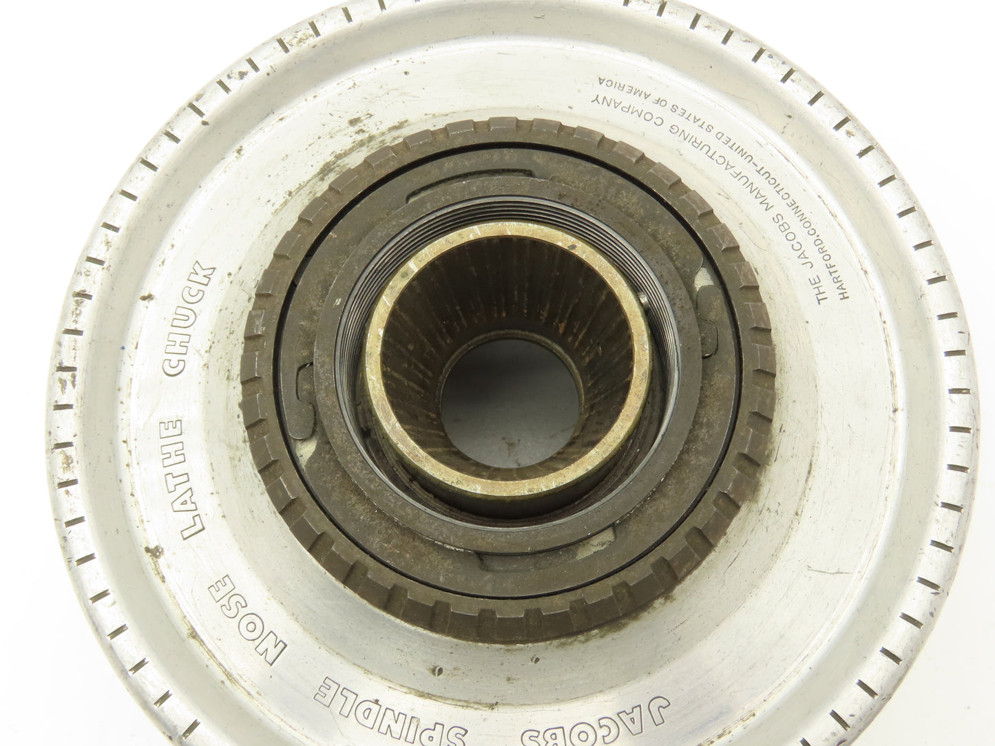Jacobs Rubber Spindle Nose Lathe Flex Collet Chuck 1-1/4" - 1-3/8" Mount 91-T1