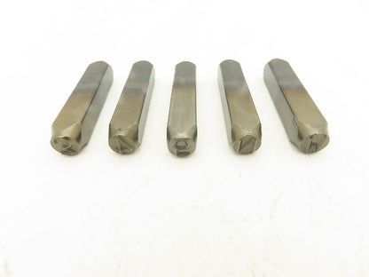 CH Hanson 43Y654 Steel Letter & Number Stamp Punch Set 3/8" Character A-Z
