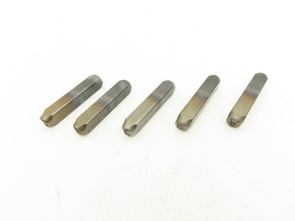 CH Hanson 43Y654 Steel Letter & Number Stamp Punch Set 3/8" Character A-Z