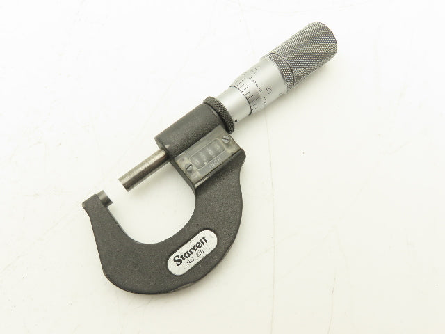 Starrett 216 Mechanical Digit Counter Micrometer 0-1" Range .0001"