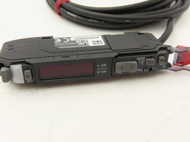Keyence FU-A100 Fiber Optic Amplifier Fiber Thrubeam Sensor Kit