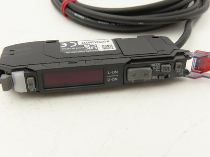 Keyence FU-A100 Fiber Optic Amplifier Fiber Thrubeam Sensor Kit