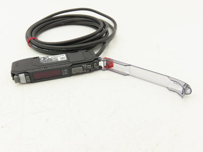Keyence FU-A100 Fiber Optic Amplifier Fiber Thrubeam Sensor Kit