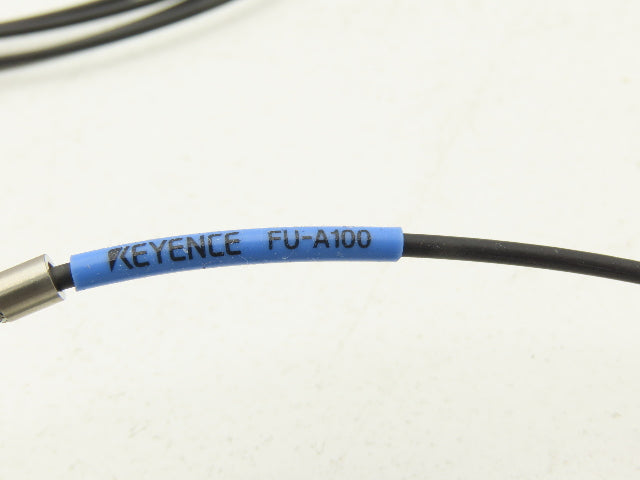 Keyence FU-A100 Fiber Optic Amplifier Fiber Thrubeam Sensor Kit