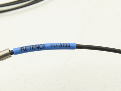 Keyence FU-A100 Fiber Optic Amplifier Fiber Thrubeam Sensor Kit