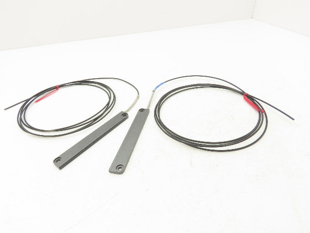 Keyence FU-A100 Fiber Optic Amplifier Fiber Thrubeam Sensor Kit