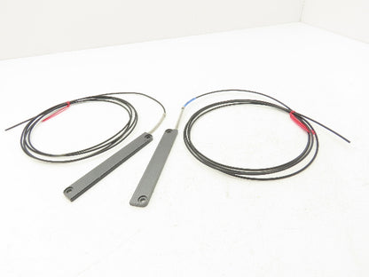 Keyence FU-A100 Fiber Optic Amplifier Fiber Thrubeam Sensor Kit