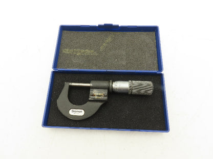 Starrett 216 Mechanical Digit Counter Micrometer 0-1" Range .0001"