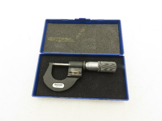Starrett 216 Mechanical Digit Counter Micrometer 0-1" Range .0001"