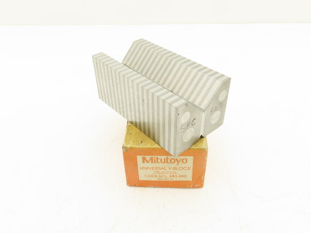 Mitutoyo 181-142 Universal Precision Steel V Block Tool 1-7/8 X 2-3/8 X 4-3/8"
