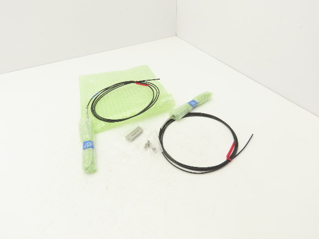 Keyence FU-A100 Fiber Optic Thrubeam Sensor Kit 100mm
