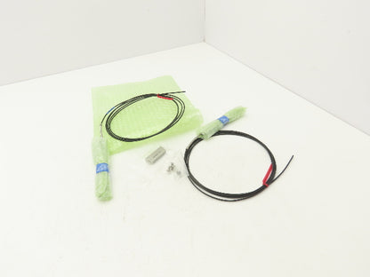 Keyence FU-A100 Fiber Optic Thrubeam Sensor Kit 100mm