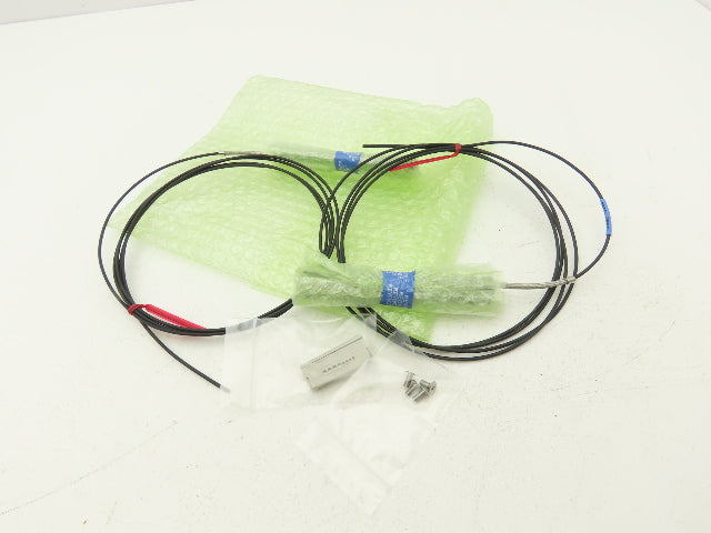 Keyence FU-A100 Fiber Optic Thrubeam Sensor Kit 100mm
