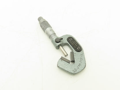 Brown & Sharpe 599-175-2 V-Anvil Micrometer 0.2-0.8" Range 3-Flute .0001"