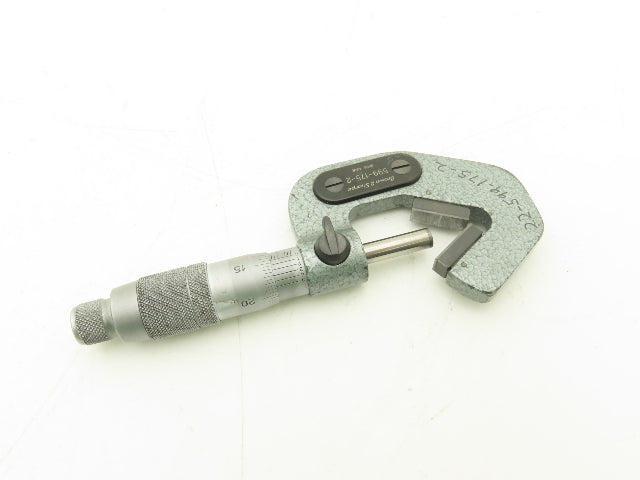 Brown & Sharpe 599-175-2 V-Anvil Micrometer 0.2-0.8" Range 3-Flute .0001"