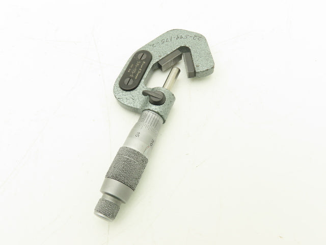 Brown & Sharpe 599-175-2 V-Anvil Micrometer 0.2-0.8" Range 3-Flute .0001"