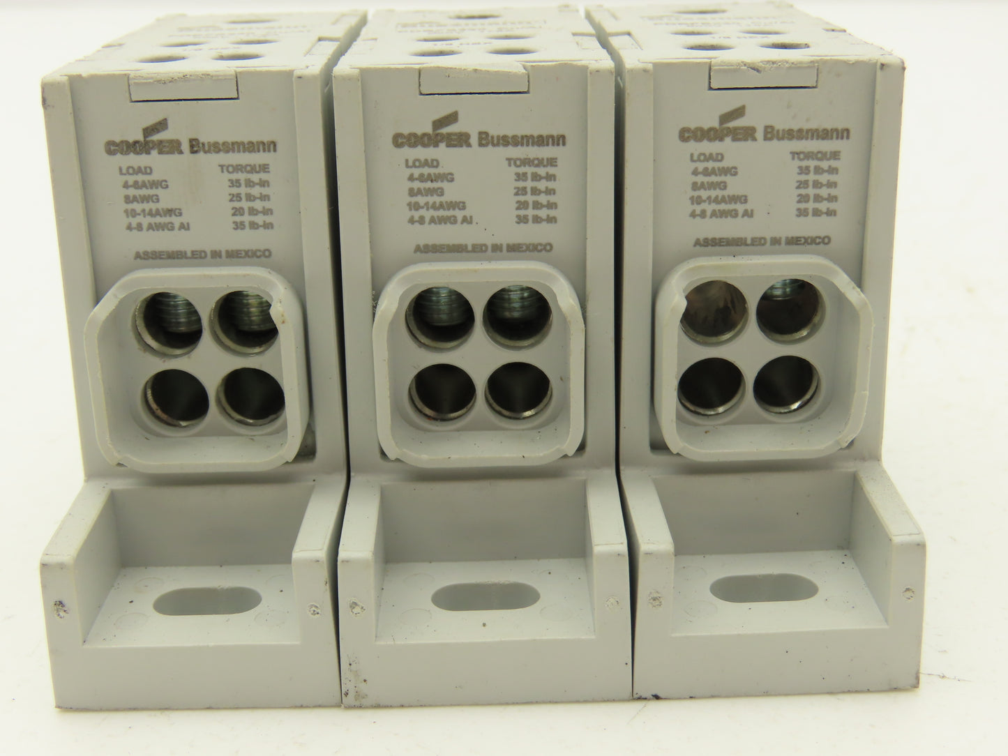 Bussman PDBFS220 Power Distribution Block 600V 175A 2-14awg Lot of 9