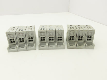 Bussman PDBFS220 Power Distribution Block 600V 175A 2-14awg Lot of 9