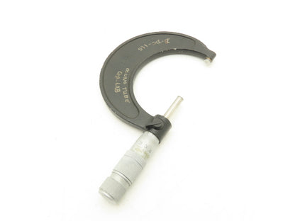 Brown & Sharpe 50-75 Outside Micrometer 50-75mm Range Flat Anvil