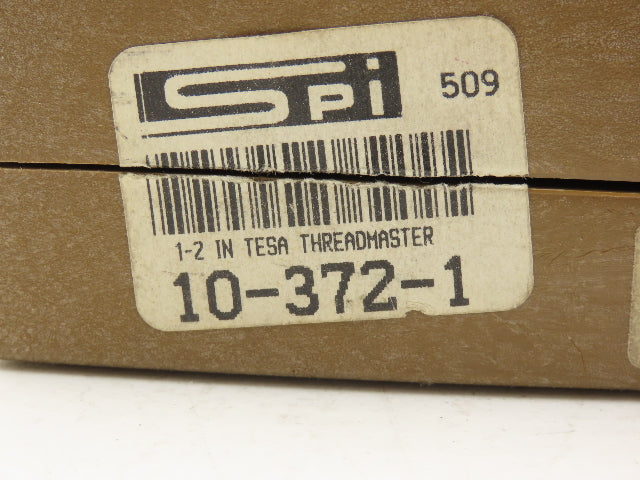 Tesa Brown & Sharpe 10-372-1 Thread Pitch Micrometer 1-2" Range Standard Anvils