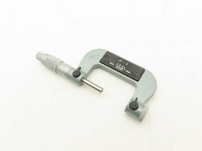 Tesa Brown & Sharpe 10-372-1 Thread Pitch Micrometer 1-2" Range Standard Anvils