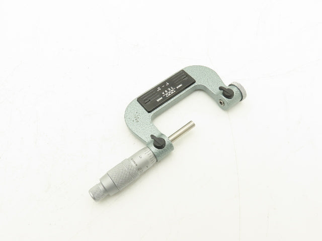 Tesa Brown & Sharpe 10-372-1 Thread Pitch Micrometer 1-2" Range Standard Anvils