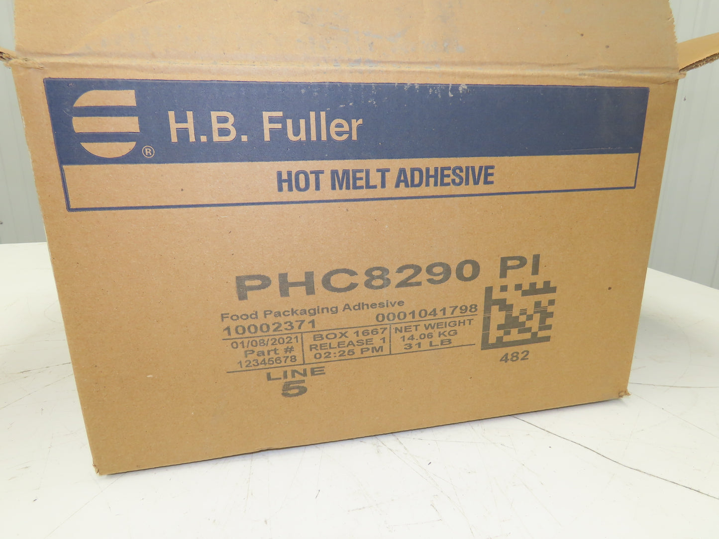 HB Fuller PHC8290 Hot Melt Adhesive Food Grade Packaging Glue 31lbs