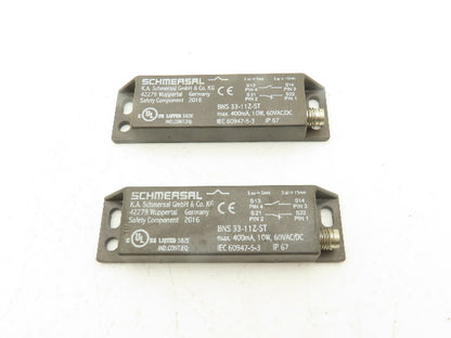 Schmersal BNS 33-11Z-ST Magnetic Safety Sensor 400mA 10W 60V AC/DC Lot of 2