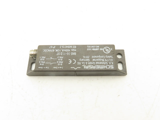 Schmersal BNS 33-11Z-ST Magnetic Safety Sensor 400mA 10W 60V AC/DC Lot of 2