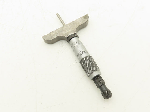 Starrett 440 Depth Micrometer with 5 Rods 4"-9" Missing 5" Rod
