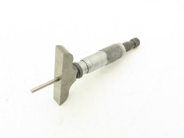 Starrett 440 Depth Micrometer with 5 Rods 4"-9" Missing 5" Rod
