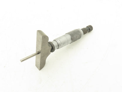 Starrett 440 Depth Micrometer with 5 Rods 4"-9" Missing 5" Rod