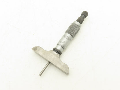 Starrett 440 Depth Micrometer with 5 Rods 4"-9" Missing 5" Rod
