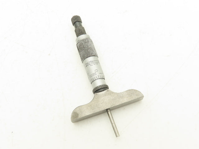 Starrett 440 Depth Micrometer with 5 Rods 4"-9" Missing 5" Rod
