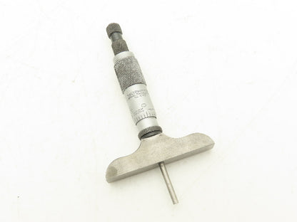 Starrett 440 Depth Micrometer with 5 Rods 4"-9" Missing 5" Rod