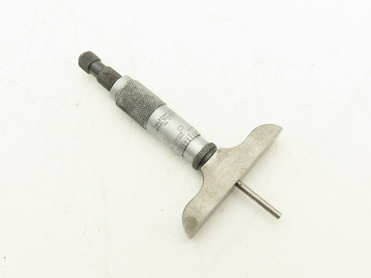 Starrett 440 Depth Micrometer with 5 Rods 4"-9" Missing 5" Rod