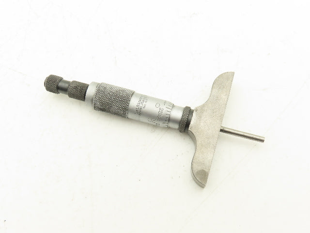 Starrett 440 Depth Micrometer with 5 Rods 4"-9" Missing 5" Rod